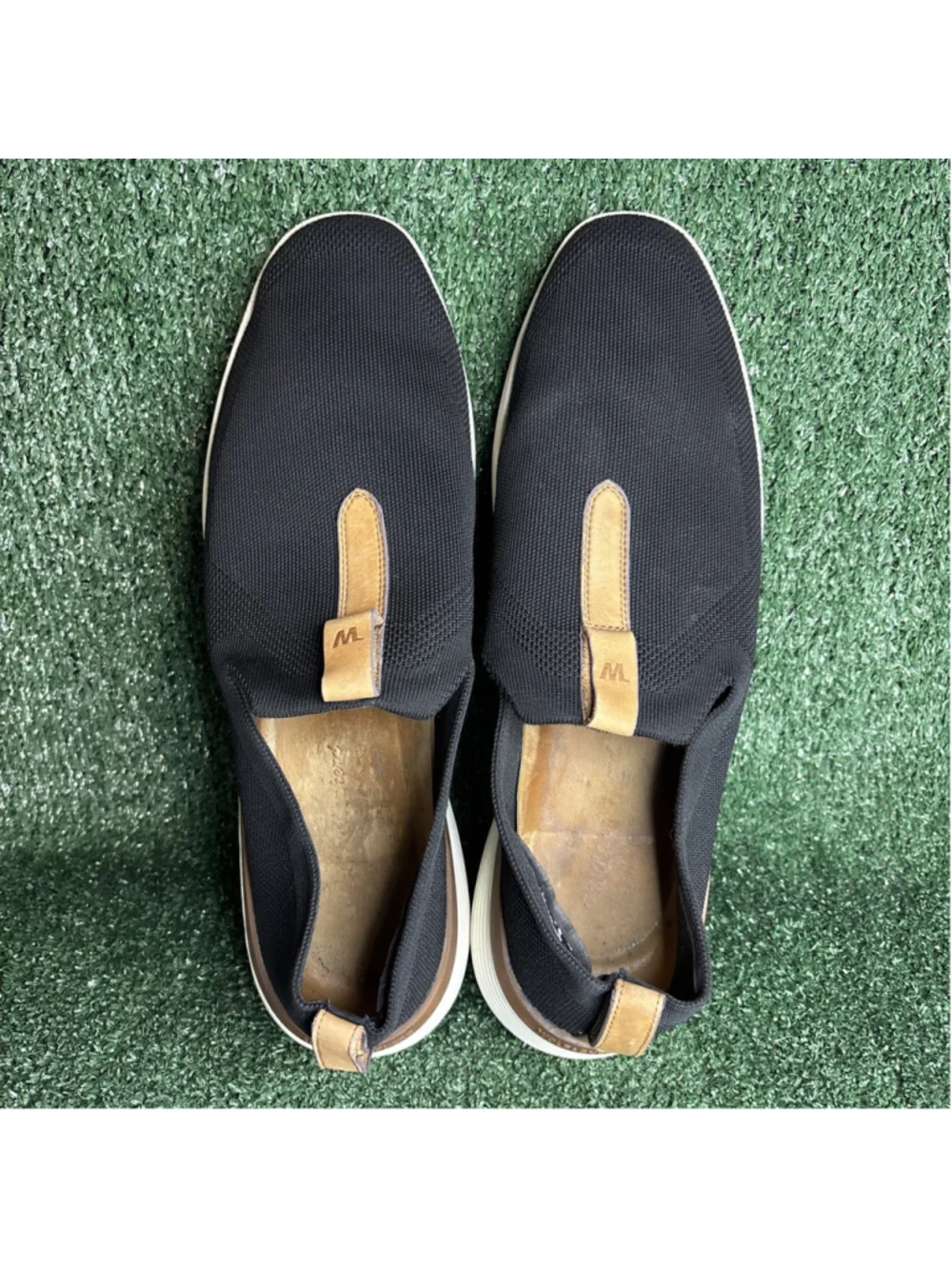 Wolf And Shepherd Swiftknit Loafer Men’s Size 15 Black Knit Slip‎ On Shoes